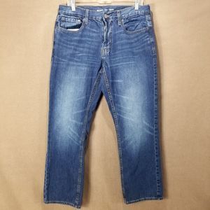 Old NAVY Jeans Mens 36×30 Straight Denim Relaxed Blue